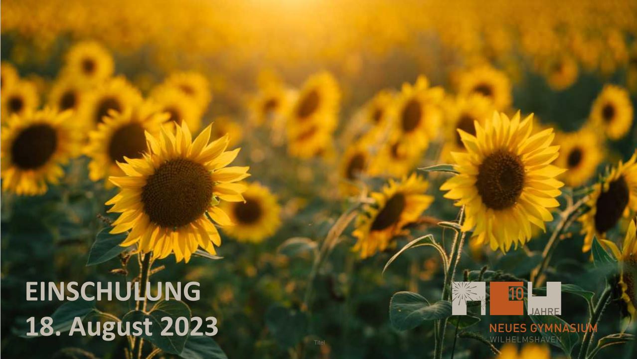 Start nach den Sommerferien