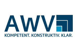 Logo AWV - Kompetent.Konstruktiv.Klar.